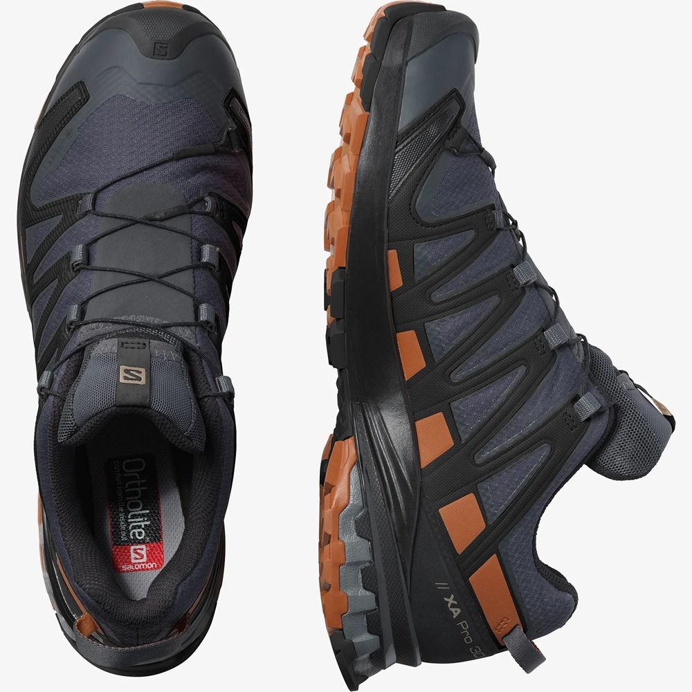 Salomon XA PRO 3D V8 GORE- TEX Wide Herren Trailrunning - Schuh grau S13  L41042800 