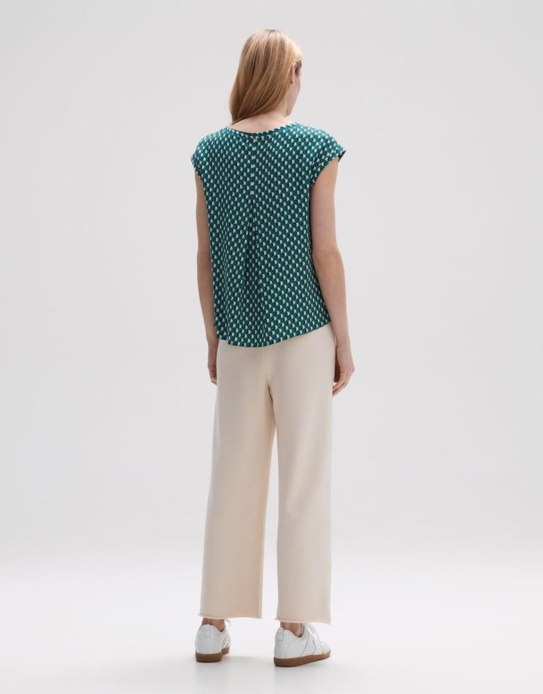 OPUS Shirtbluse Fauni 1/2 Arm Retro-Druck S13 10224211791206 