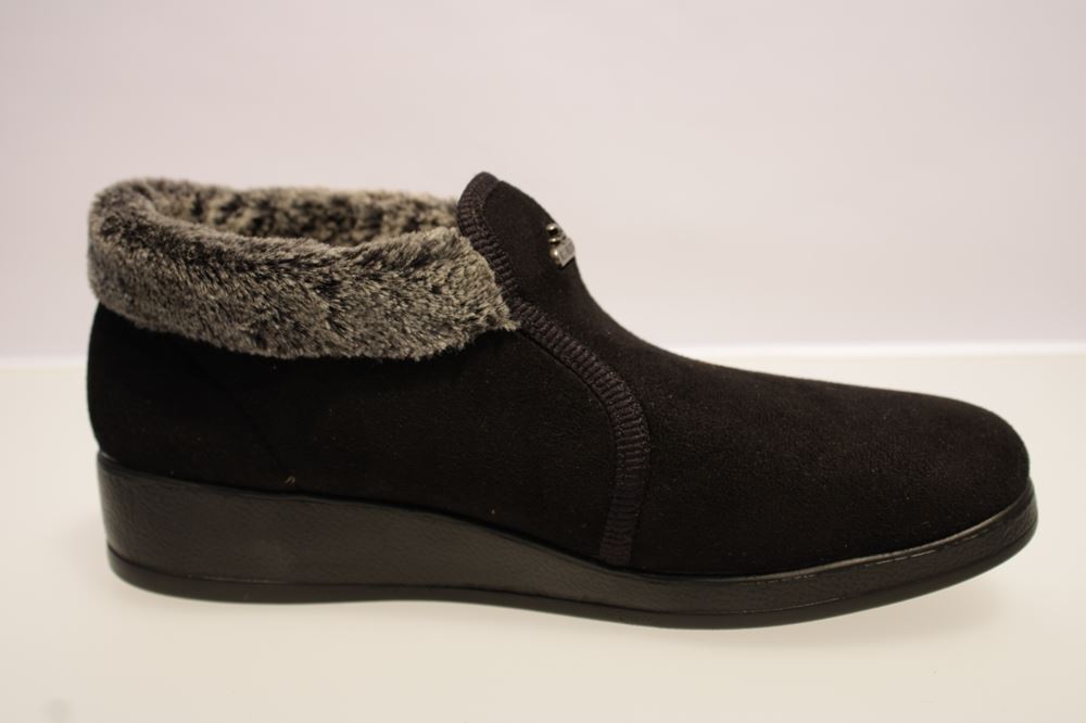 Fly Flot Hausschuhe schwarz 863745 41 | schwarz | 