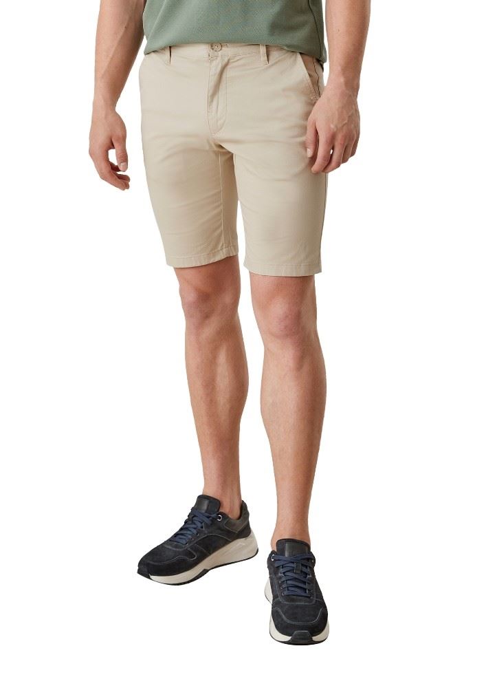 s.Oliver Bemuda Slim Fit Austin grün und beige 2113872 
