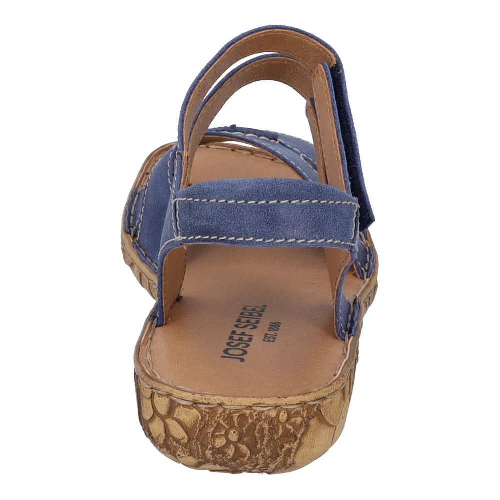 Josef Seibel Damen Sandale Rosalie 47 Leder blau S12  79547 40 | 530 ocean | 