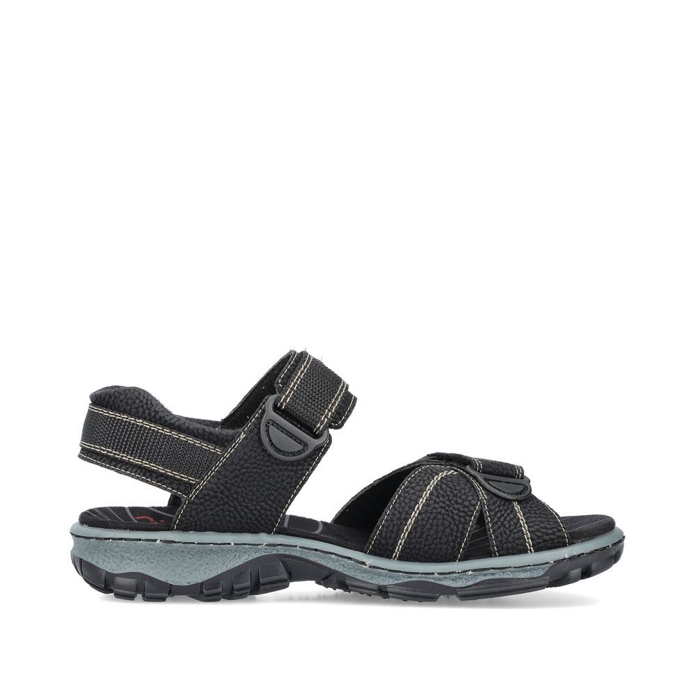Rieker Damen Trekkingsandalen asphaltschwarz S13  68851-02 