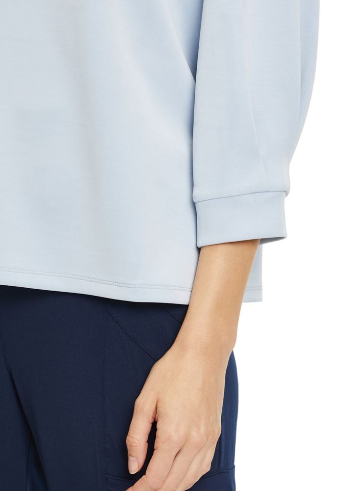 Betty Barclay Sweatshirt 3/4 Arm  U- Bootausschnitt blau S22 24791019 44 | 8381 Zen Blue | 