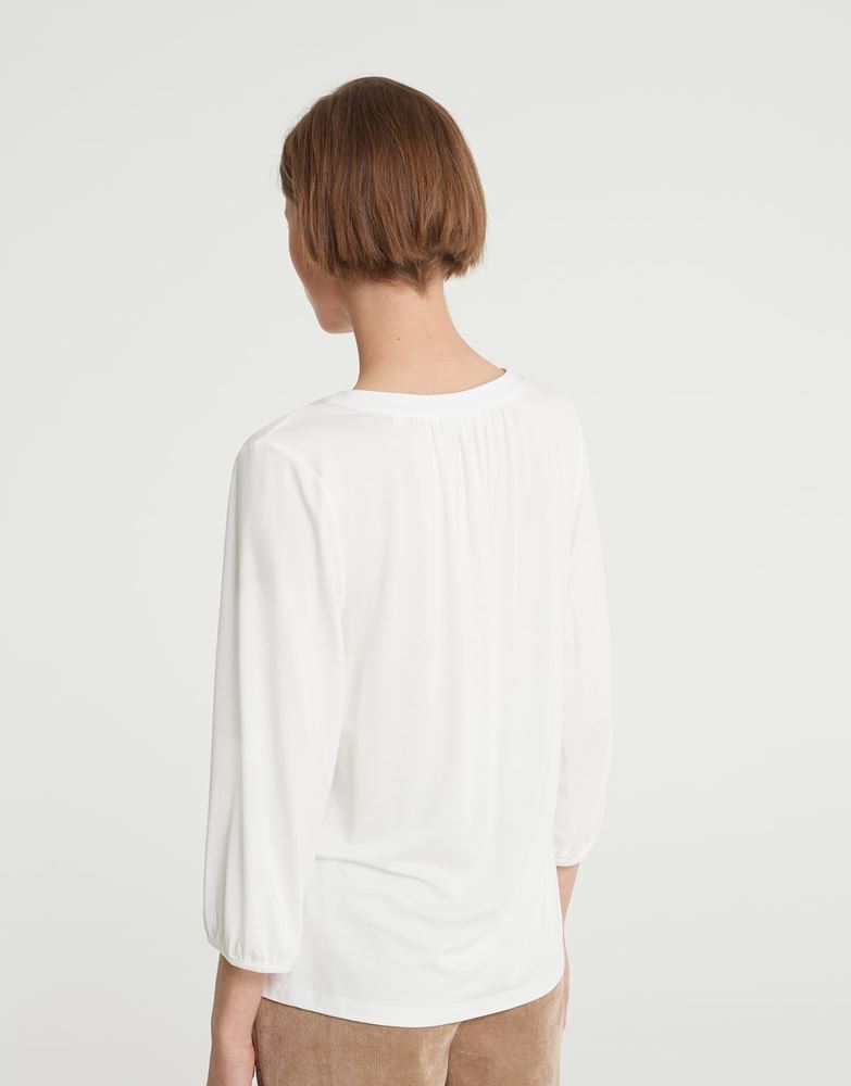 OPUS Shirt Sulese 3/4 Arm milk S22 246499295100 