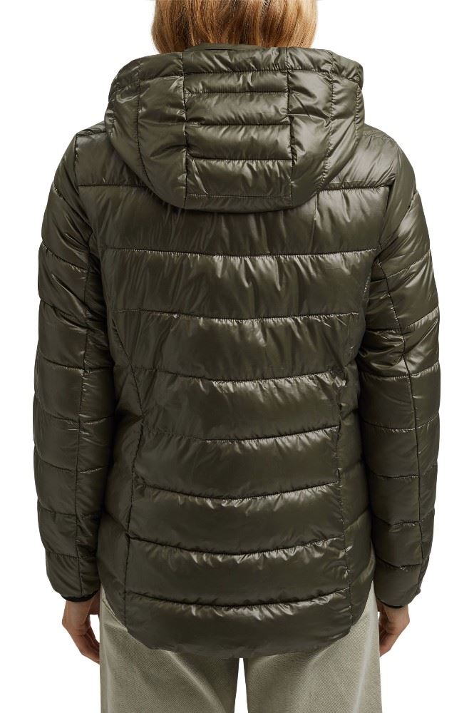 ESPRIT Recycelt Steppjacke mit abnehmbarer Kapuze 991EE1G321 