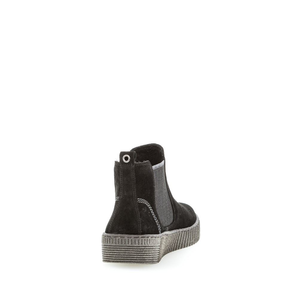 Gabor Chelsea Boot schwarz S21 73.731.17 4 | schw./grau(anth | F