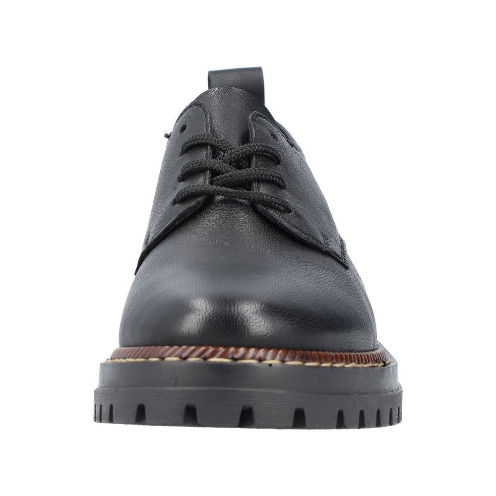 Rieker Antistress Damen Schnürschuh Leder schwarz S23 52052-00 