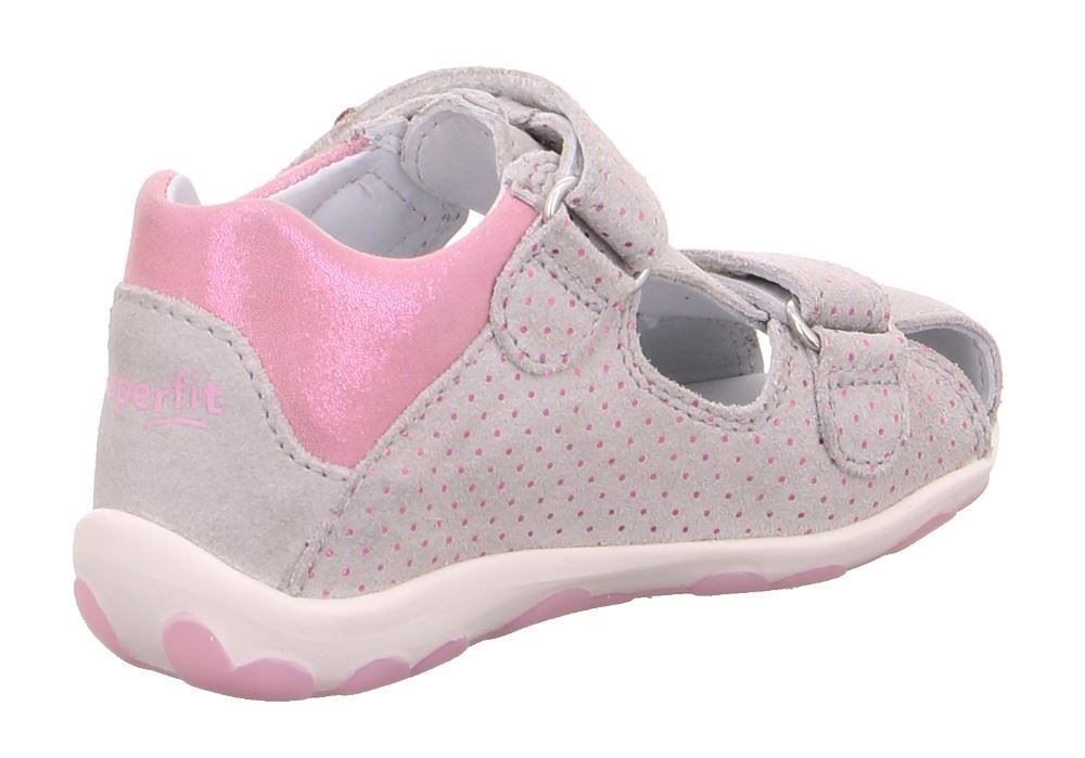 Superfit Fanni Sandale Leder 09041 20 | 25 hellgrau/ro | 