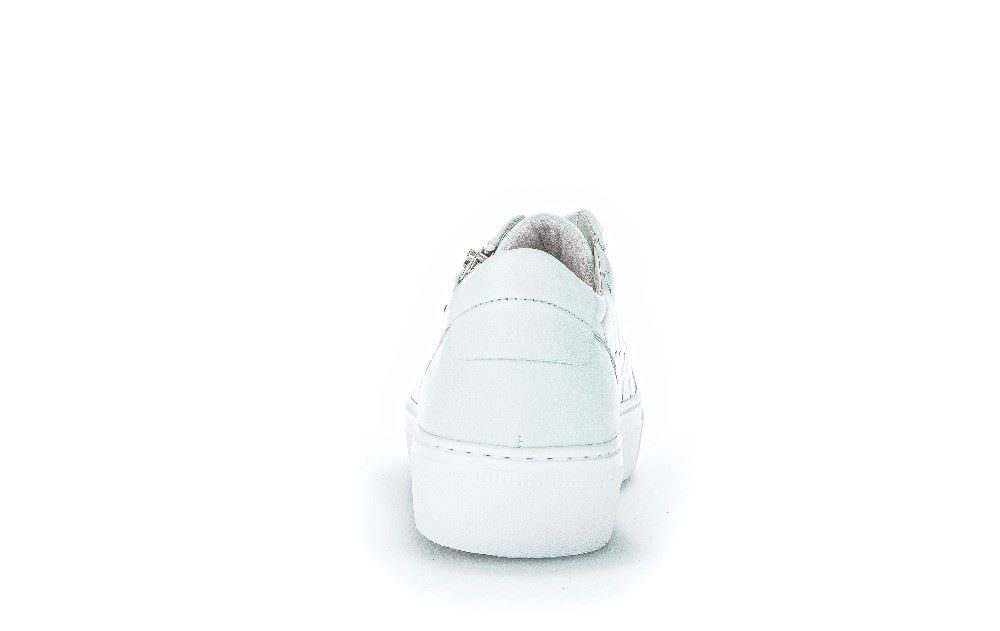 Gabor Sneaker low Leder Flechtoptik Wechselfußbett blau S12 83.324.26 