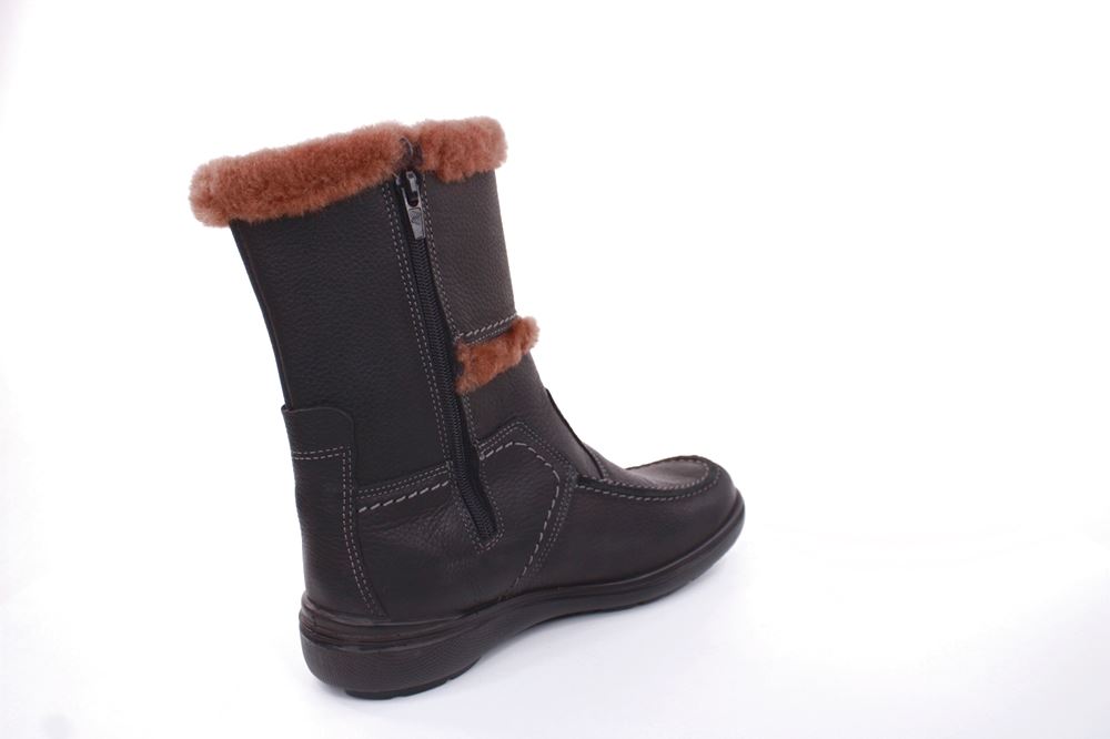 Jomos Damen Stiefel Leder Lammfell Comfortweite H schwarz S22 806503 41 | 000 schwarz | 