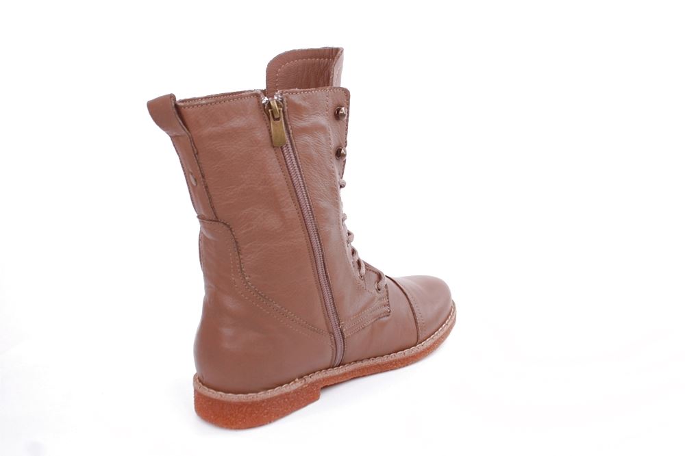 Andrea Conti Damen Schnürboots Schnürstiefel Leder bequem braun S22 03487601120 39 | elm wood | 