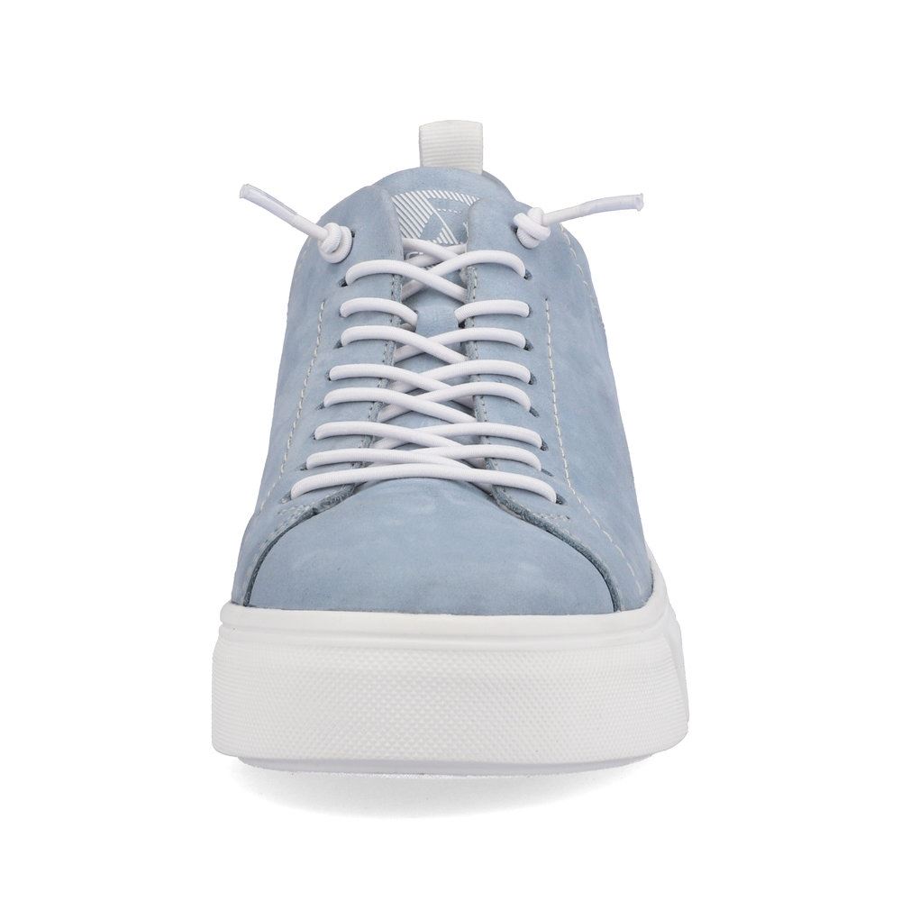Rieker EVOLUTION Damen Sneaker Leder Plateausohle Wechselfußbett blau S13 W0500-12 
