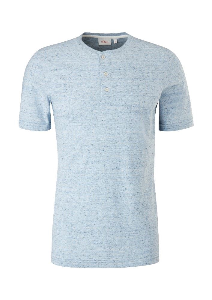 s.Oliver T - Shirt Henleykragen verschiedene Farben 2111329 