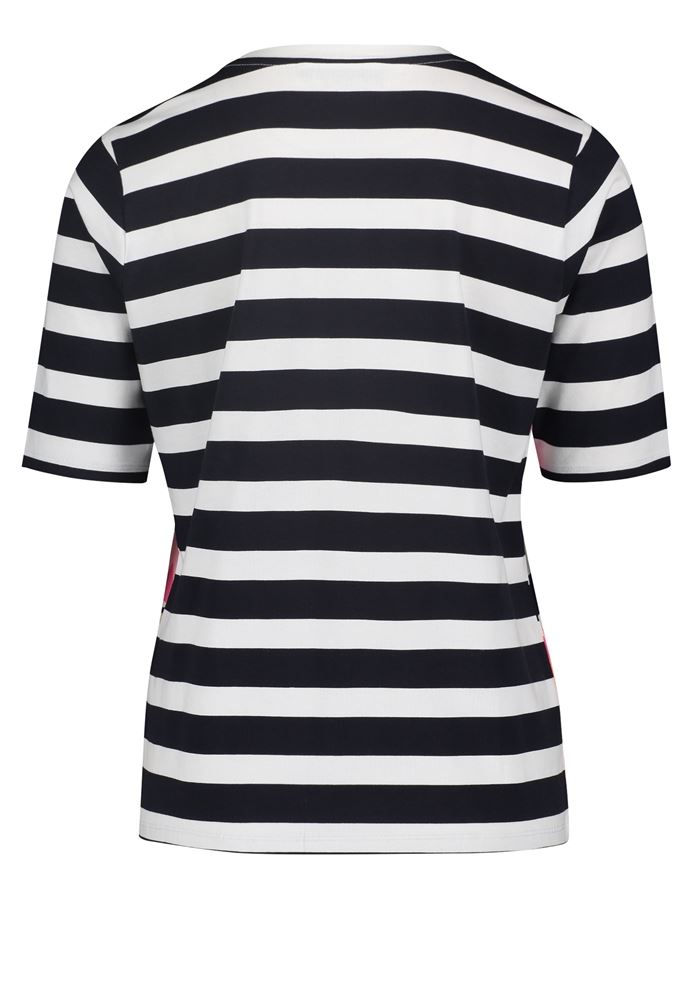 Betty Barclay T - Shirt gestreift tailliert blau weiß S13 26791579 