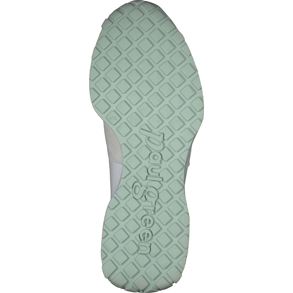 Paul Green Sneaker Super Soft weiß/grün S13 5238-013 5 | ice/white/peper | 