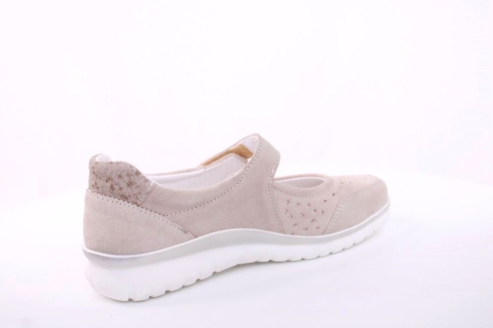 Aco Riemchenschuh DAHLIE 03  Slipper Ballerina Riemen beige S12  1125/10183 40 | 1050/2370 cream | 