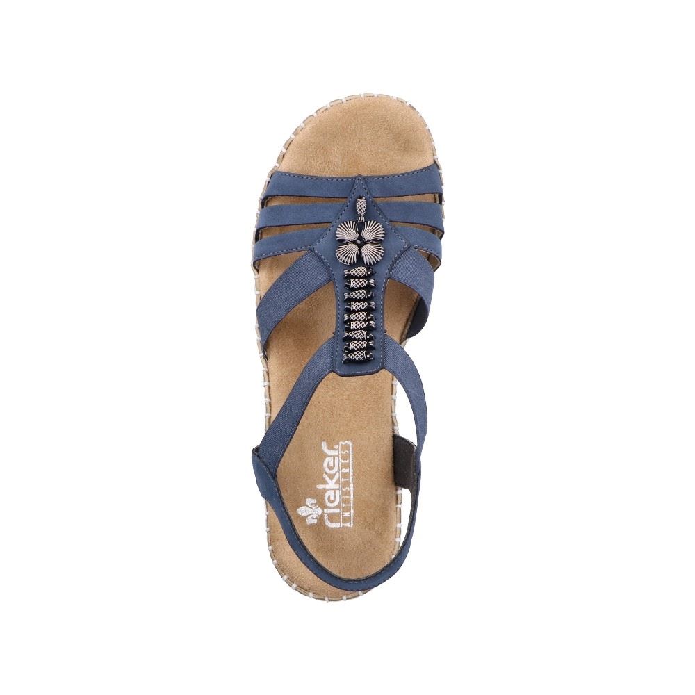 Rieker Sandale blau S12 V1206-14 