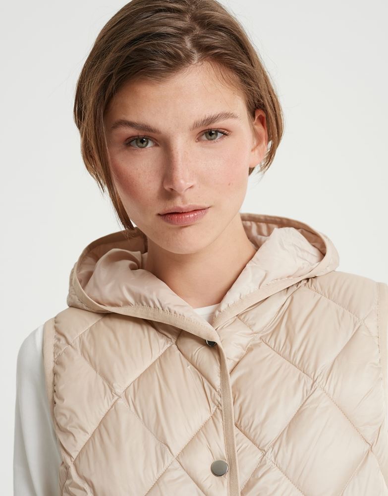 OPUS Weste Wiamant beige und blau S22 247159404150 