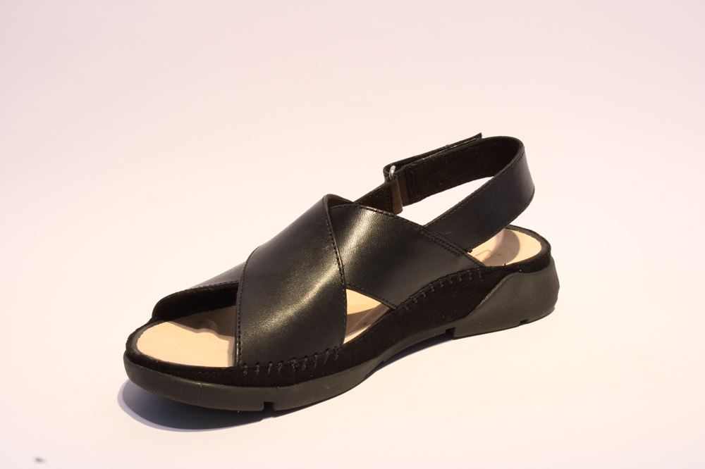 Clarks Tri Alexia Sandale Leder schwarz 26147933 