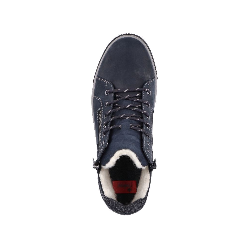 Rieker Antistress Herren Schnürboot TEX- Membran blau S21 38920-14 45 | pazifik/rauch/g | G