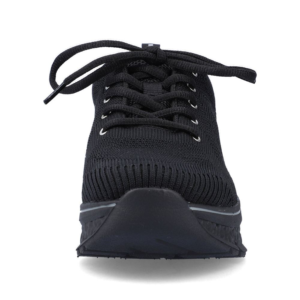 Rieker Antistress Damen Schnürschuh Sneaker Plateausohle Wechselfußbett schwarz S13 48022-00 