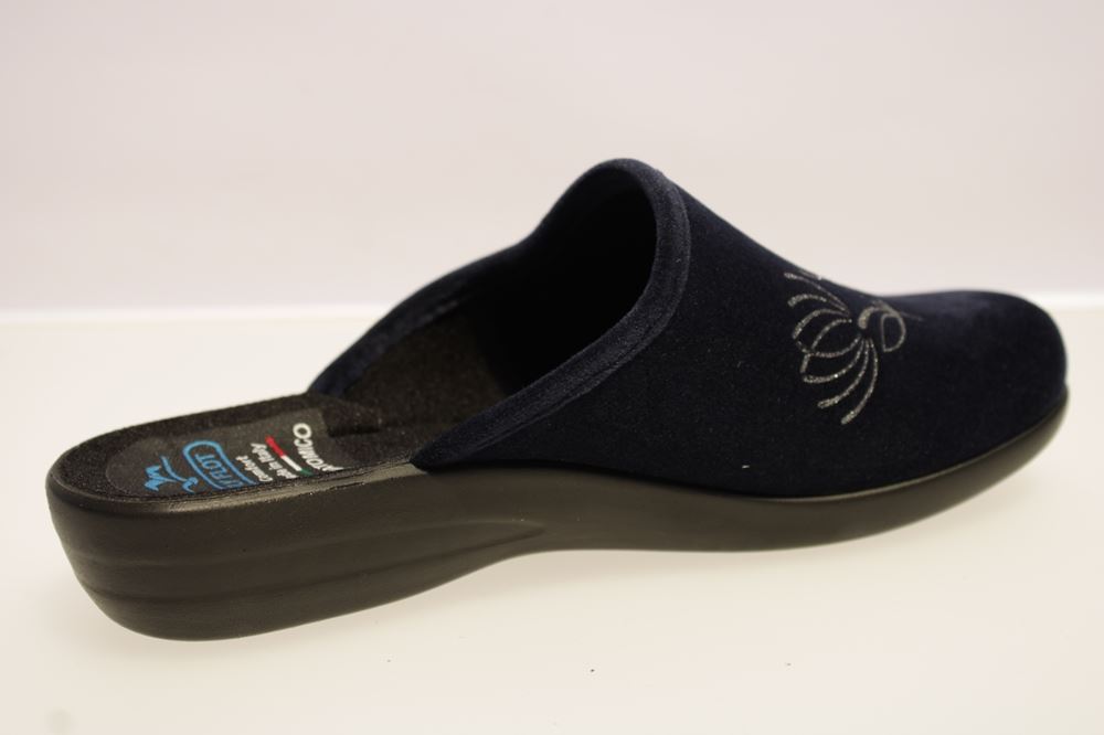Fly Flot Hausschuh Hauspantolette blau 863867 