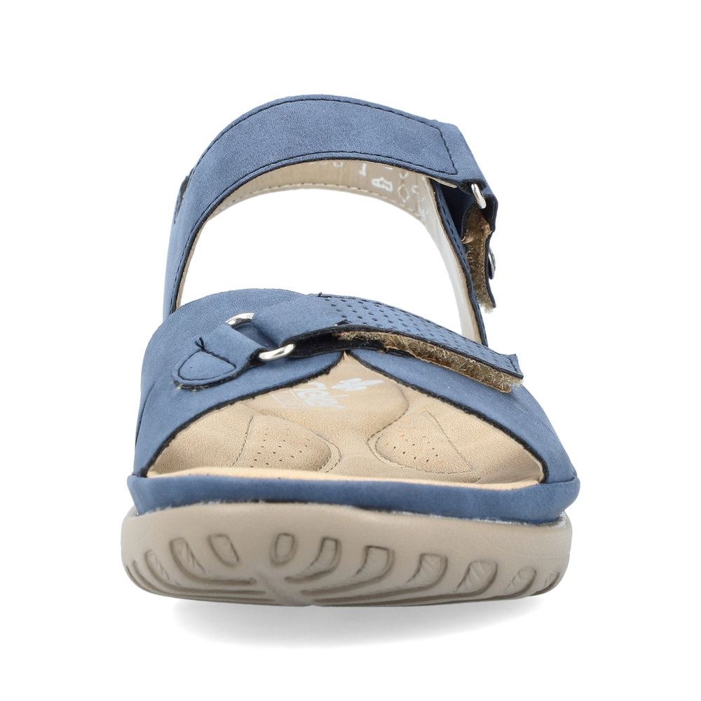 Rieker Antistress Damen Riemchensandale Klettverschluss blau S13 64853-14 