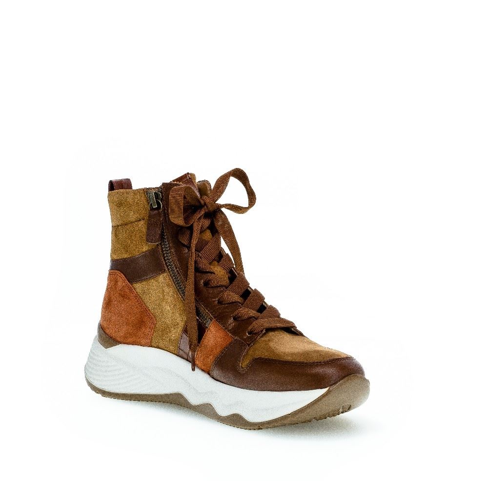 Gabor Sneaker high braun 53.591.24 7,5 | sattel | 