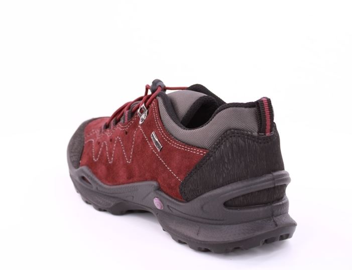 IMAC Damen Trekkingschuh Outdoorschuh  Halbschuh Schnellschnürung TEX- Membran rot S21  808809 36 | bordo | 