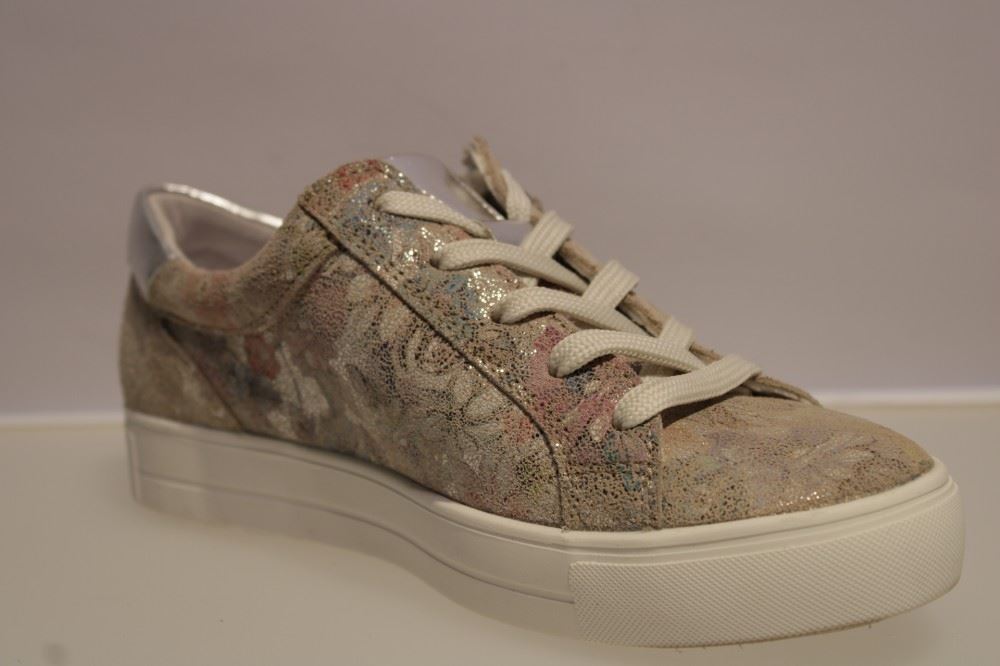 Aco Sneaker Reißverschluß Kim 48 Blumen 520/8178 39 | 1405 ice flox | 
