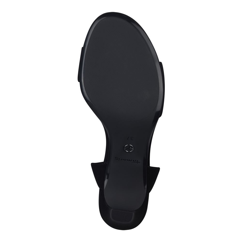 Tamaris Sandalette black, royal blue S13  1-1-28028-20 