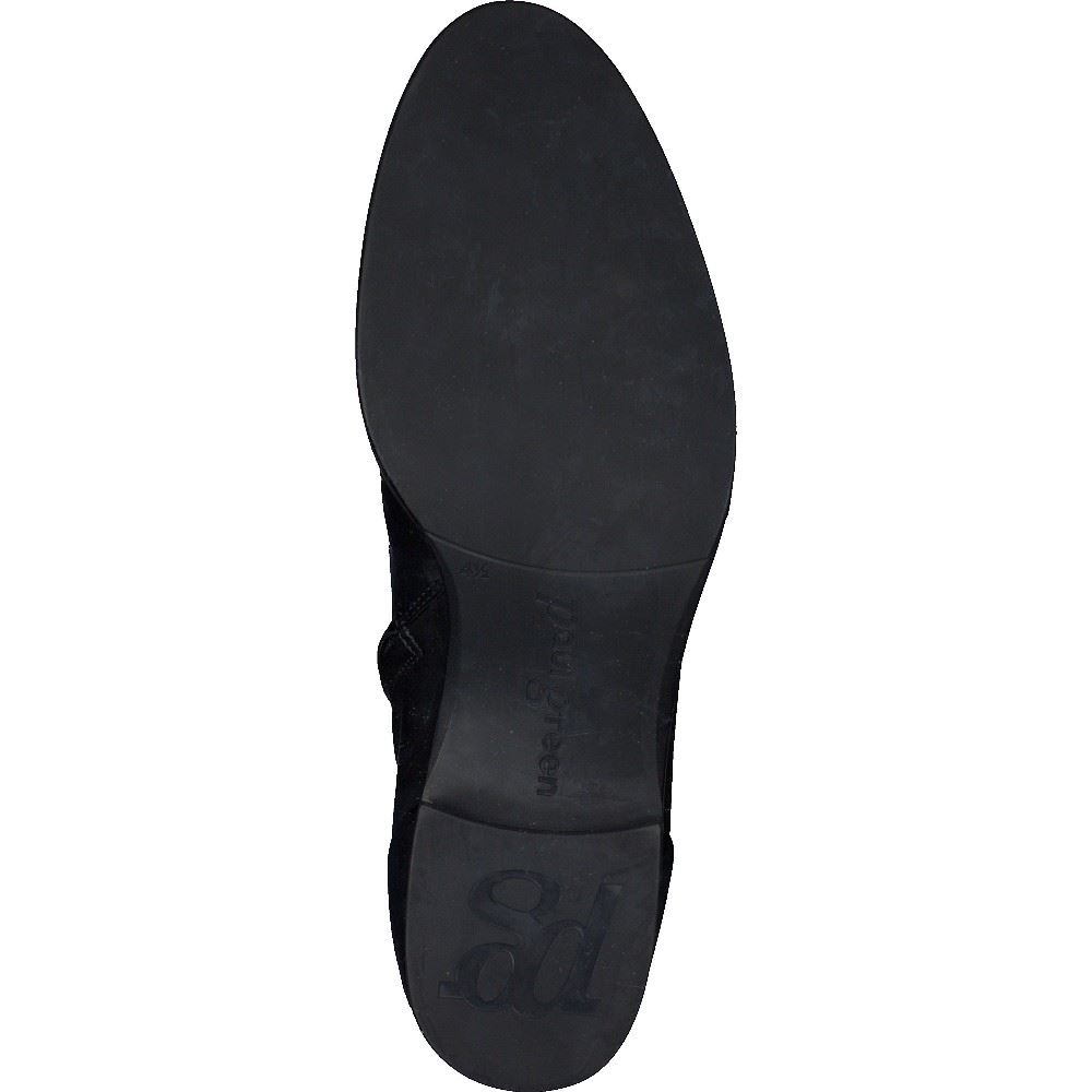 Paul Green Leder Stiefelette 9673 4 | 008 schwarz | 