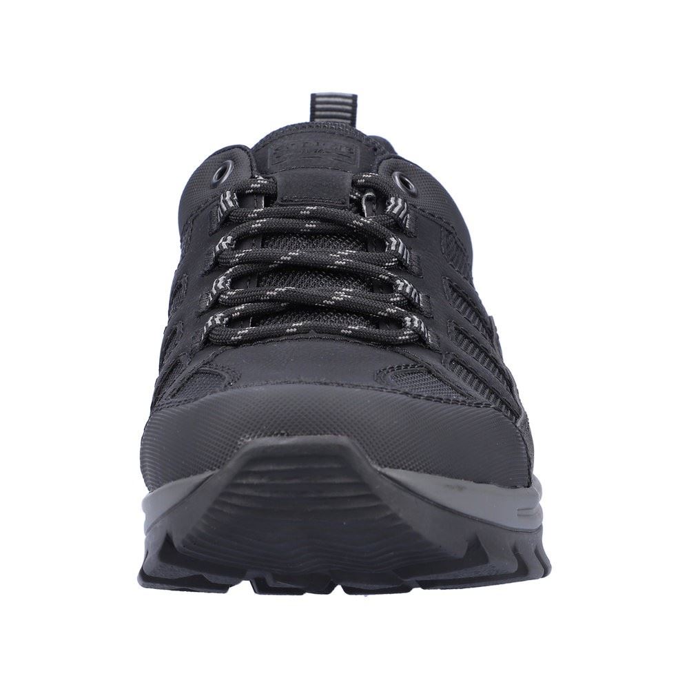 Rieker Antistress Herren Schnürschuh sportlich TEX- Membran schwarz S22 B6810-00 44 | schwarz/schwarz | G