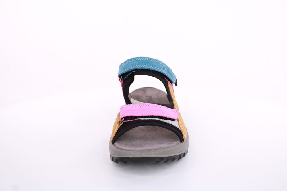 Imac Damen Sandale Trekking Leder mehrfarbig S13 358760 