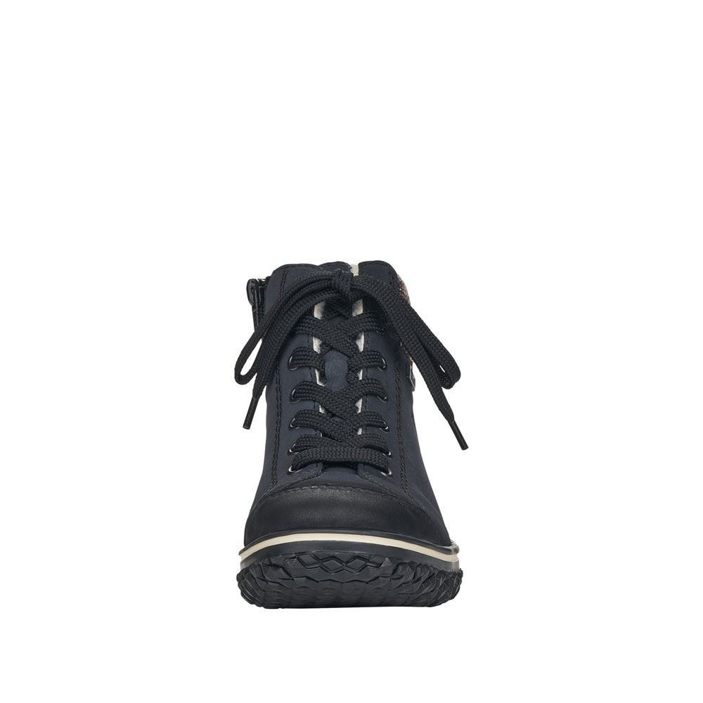 Rieker Antistress Damen Schürschuh TEX-Membran kuscheliges Warmfutter Strickbund blau S22  Z4243-14 