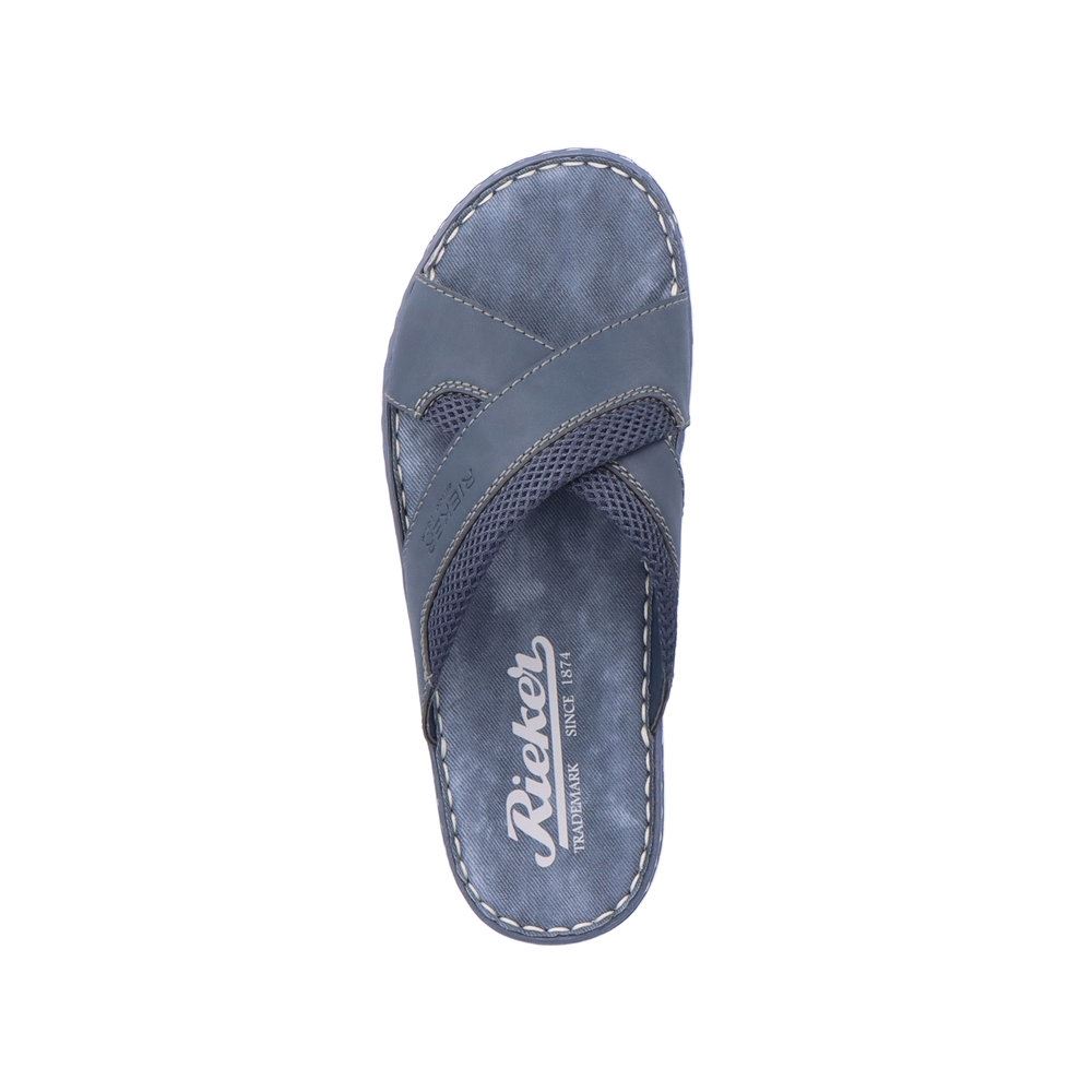 Rieker Herren Pantoletten marineblau S13  21090-14 