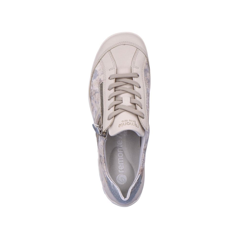 Remonte Damen Schnürschuhe hellbeige S13 R3407-60 