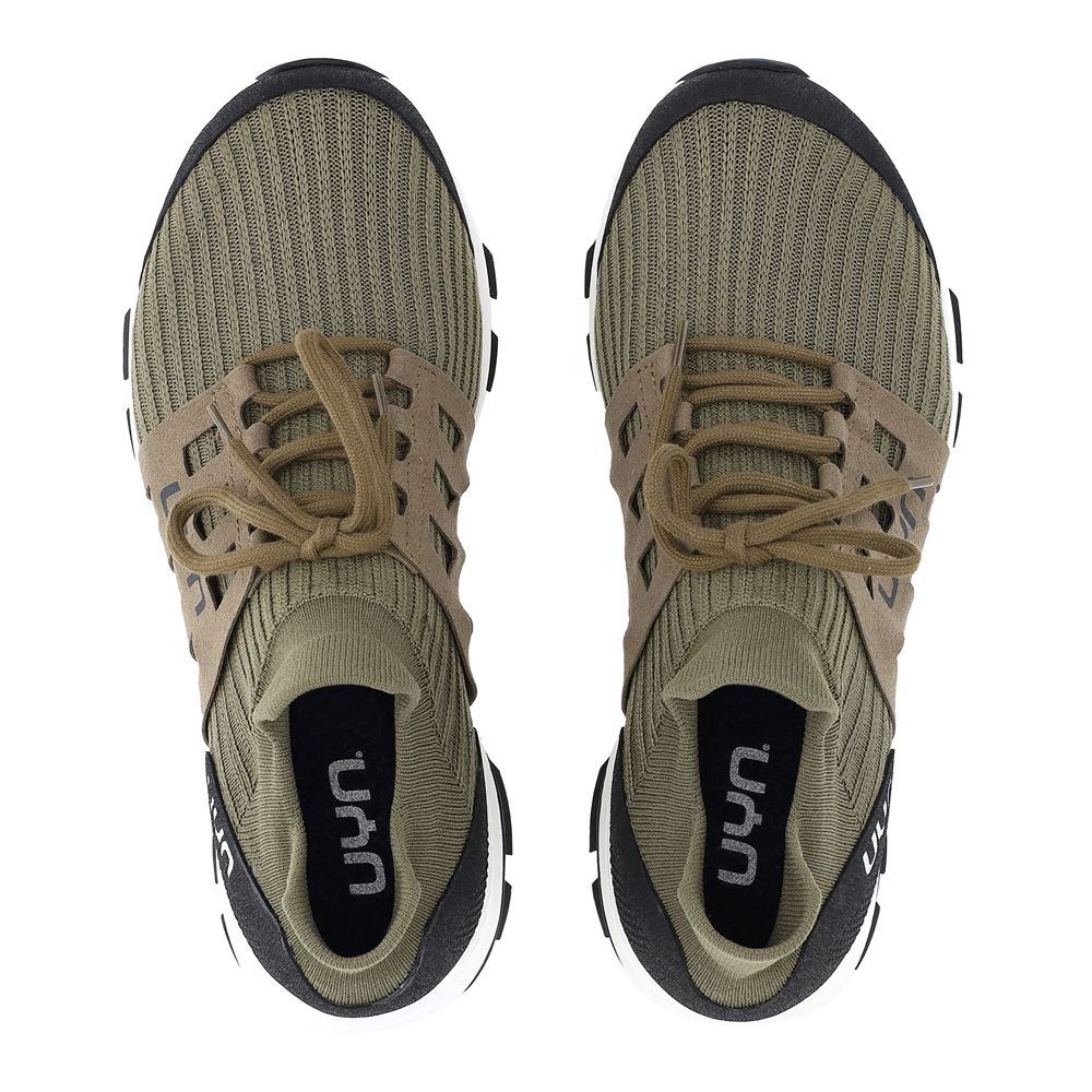 UYN SX4 Herren Wanderschuh Sneaker Strumpfschuh Yak- Wolle grün, schwarz S22 Y100158-93 45 | s001 bronze | 