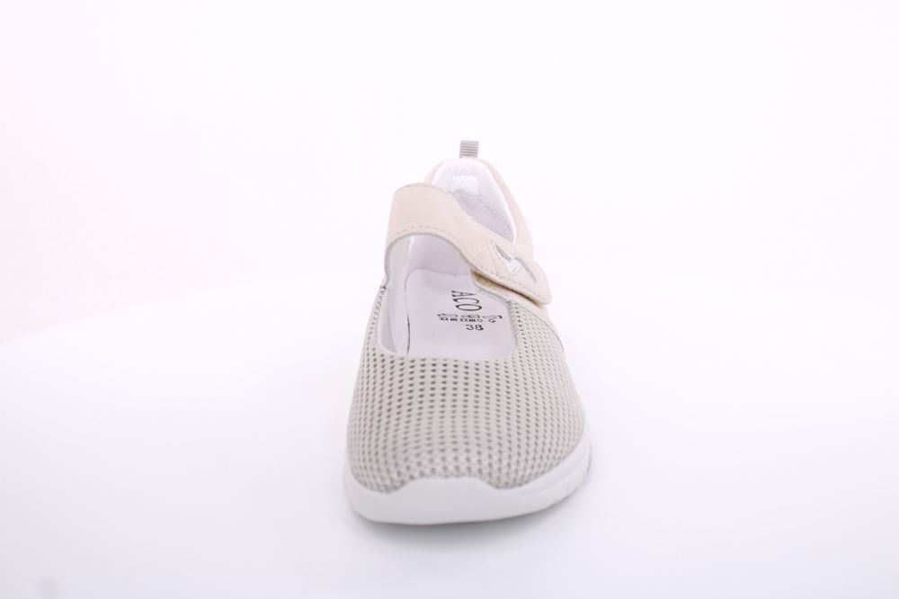 ACO Slipper Riemchneballerina SONIA  braun 857/9179 