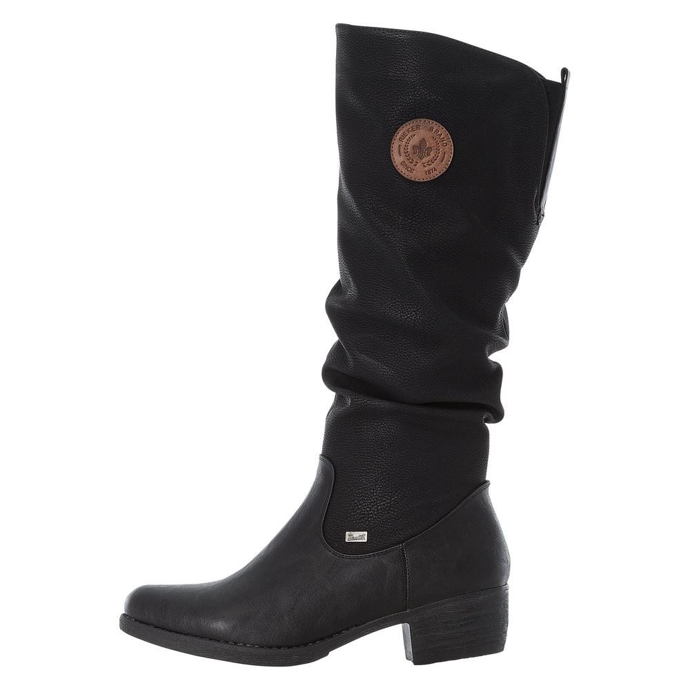 Rieker Stiefel  RiekerTex  Warmfutter Reißverschluss schwarz 93157 