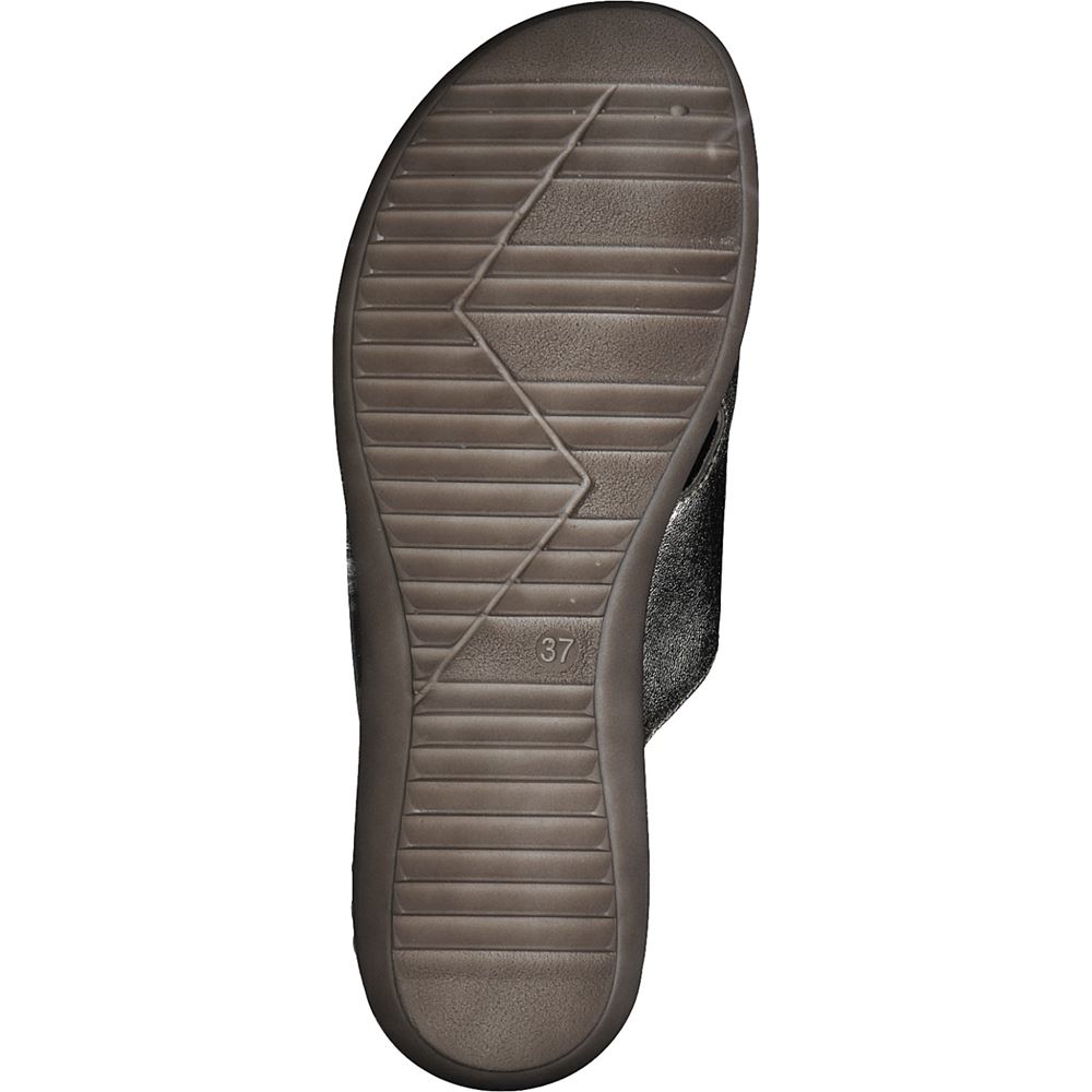 Marco Tozzi Pantolette Leder weiß, platinum S13 2-2-27901-20 