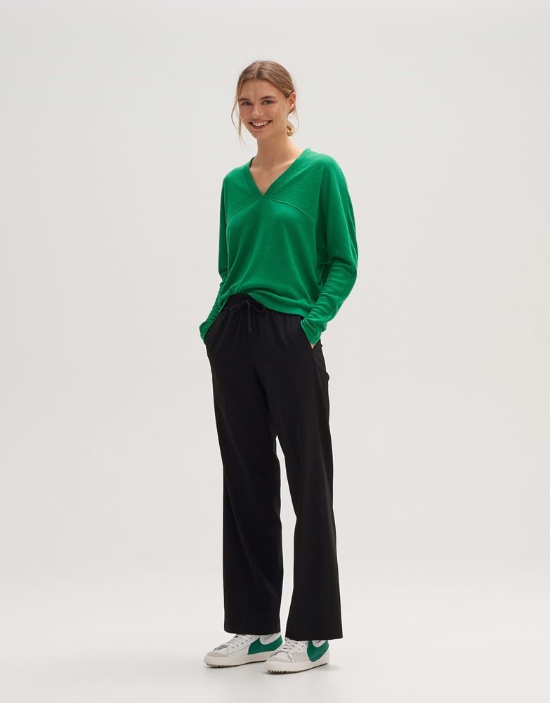 OPUS Shirt Saslo V- Ausschnitt grün S13 10144811123171 40 | 30014 tulip gre | 