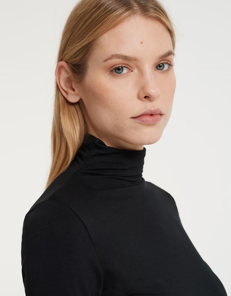 OPUS Langarmshirt Sayar Viskose schwarz S22 248599455100 40 | 900 black | 