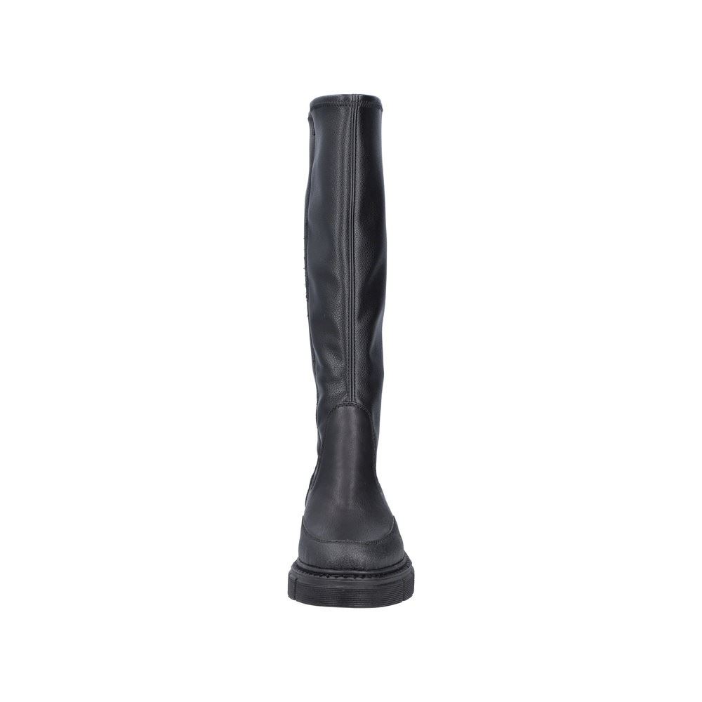 Rieker Antistress Damen Langschaftstiefel schwarz S22 M3891-00 40 | schwarz/schwarz | F