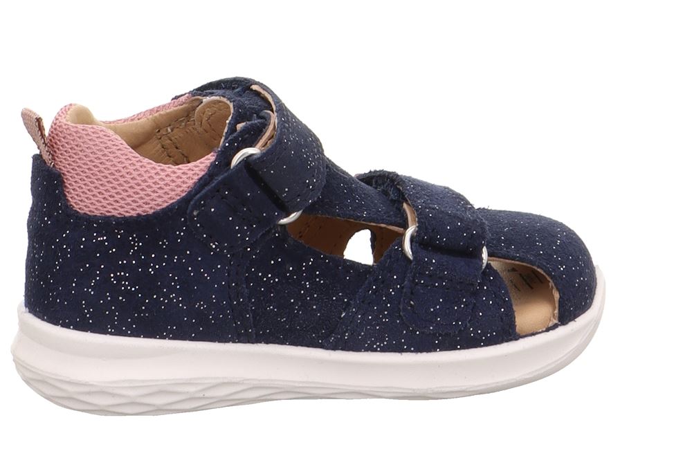Legero Sandale mit Klettverschluss BUMBLEBEE - blau/rosa S13  1-000388-8000 