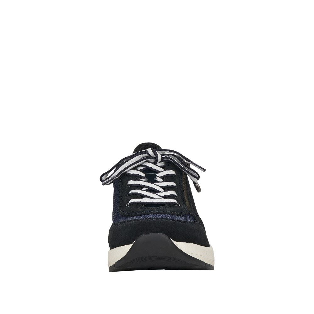 Rieker Antistress Schnürschuh Sneaker blau S12 N8451-14 38 | pazifik/marine/ | F