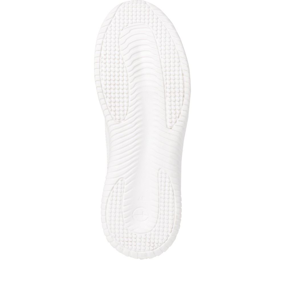 Tamaris Sneaker Wechselfussbett blau und weiß S12 1-1-23746-28 38 | 156 WHITE PUNCH | 