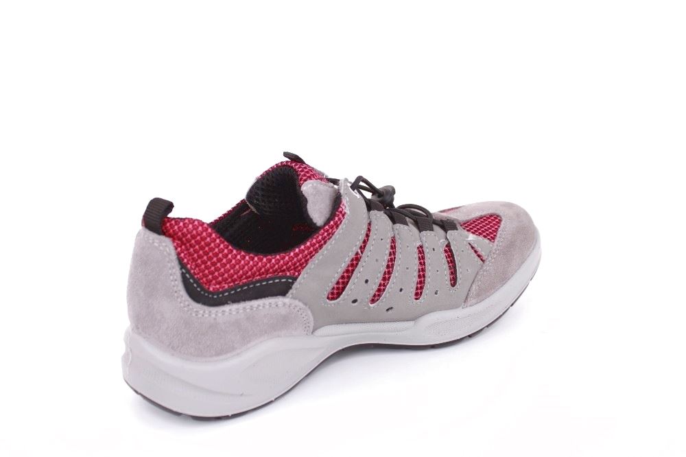 IMAC Damen Halbschuh Wanderschuh Schnellschnürung blau grau S12 156650 37 | grigio/fucsia | 
