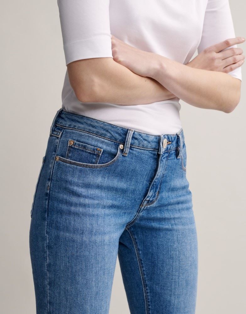 OPUS Skinny Jeans Elma mid blue 216205650#O1009 