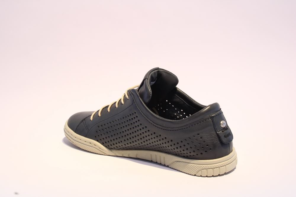 Marc Shoes ANYA Halbschuh Schnürer Leder blau 852501 